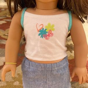 2 American girl doll tops